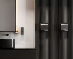 Durable quiet hand dryer