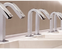 Complete faucet hand drying system
