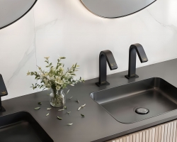 Complete faucet hand drying system